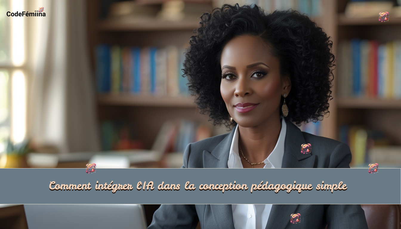 Comment intégrer l'IA dans la conception pédagogique simple
