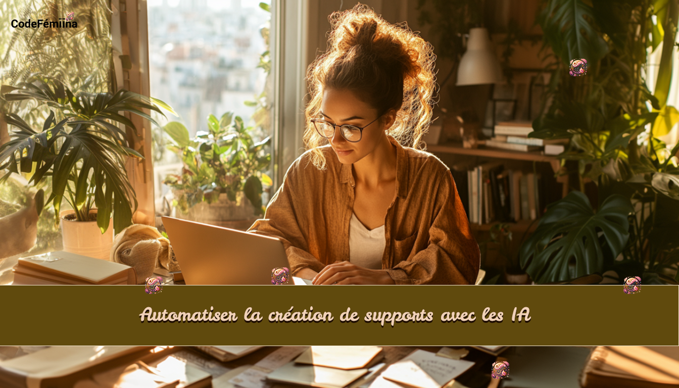 Automatiser la création de supports avec les IA